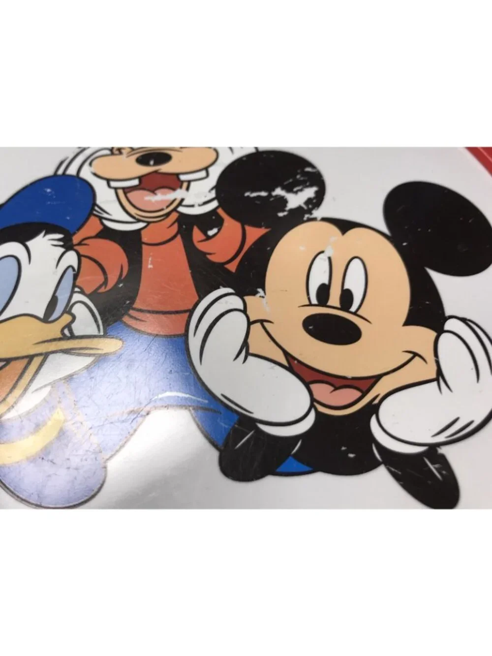 Vintage Mickey Mouse Donald Duck Goofy Tambourine